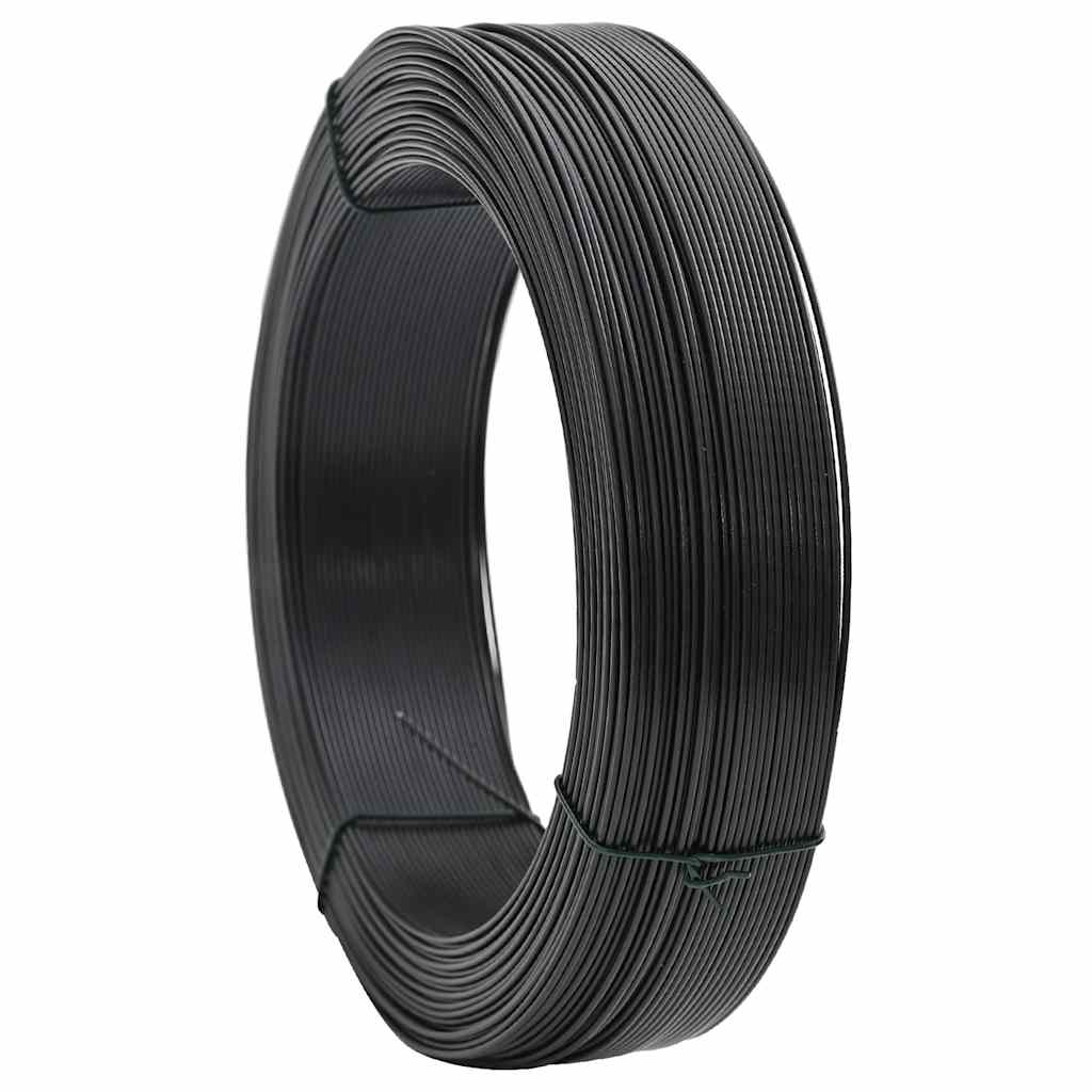Filo per Recinzioni 250 m 0,9/1,4 mm in Acciaio Antracite