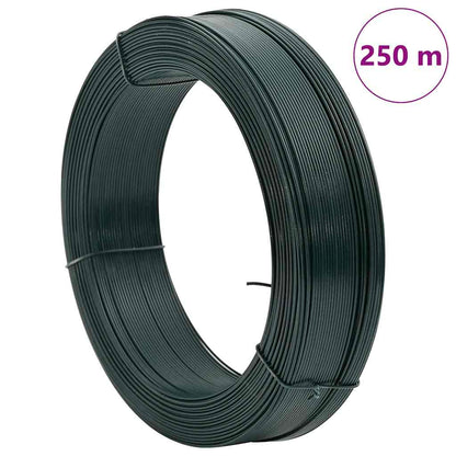 Filo per Recinzioni 250m 2,3/3,8 mm in Acciaio Verde Nerastro | homemem39