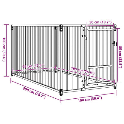 Canile da Esterno 100x200x100 cm | homemem39