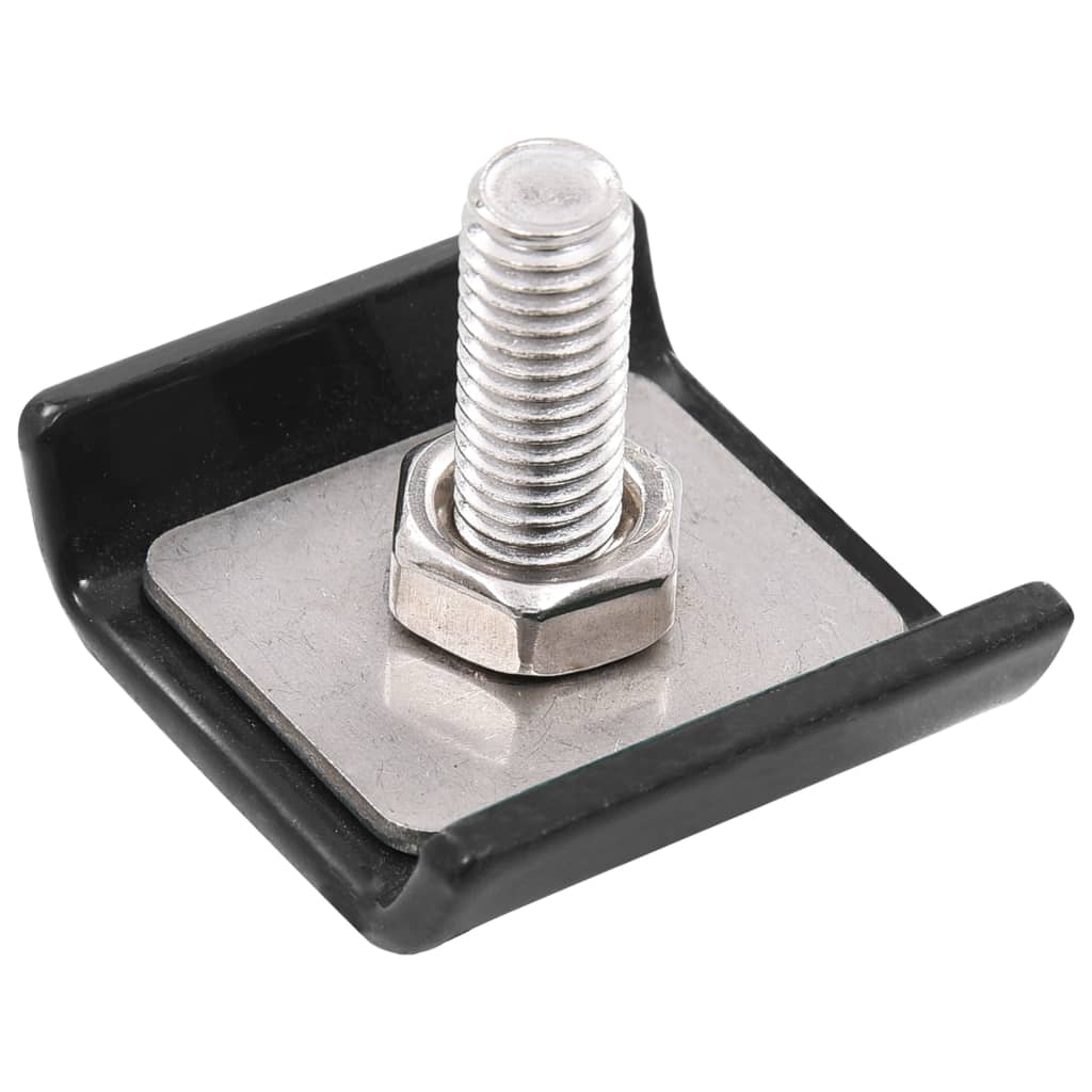Set di Connettori per Griglie 25 pz Antracite | homemem39