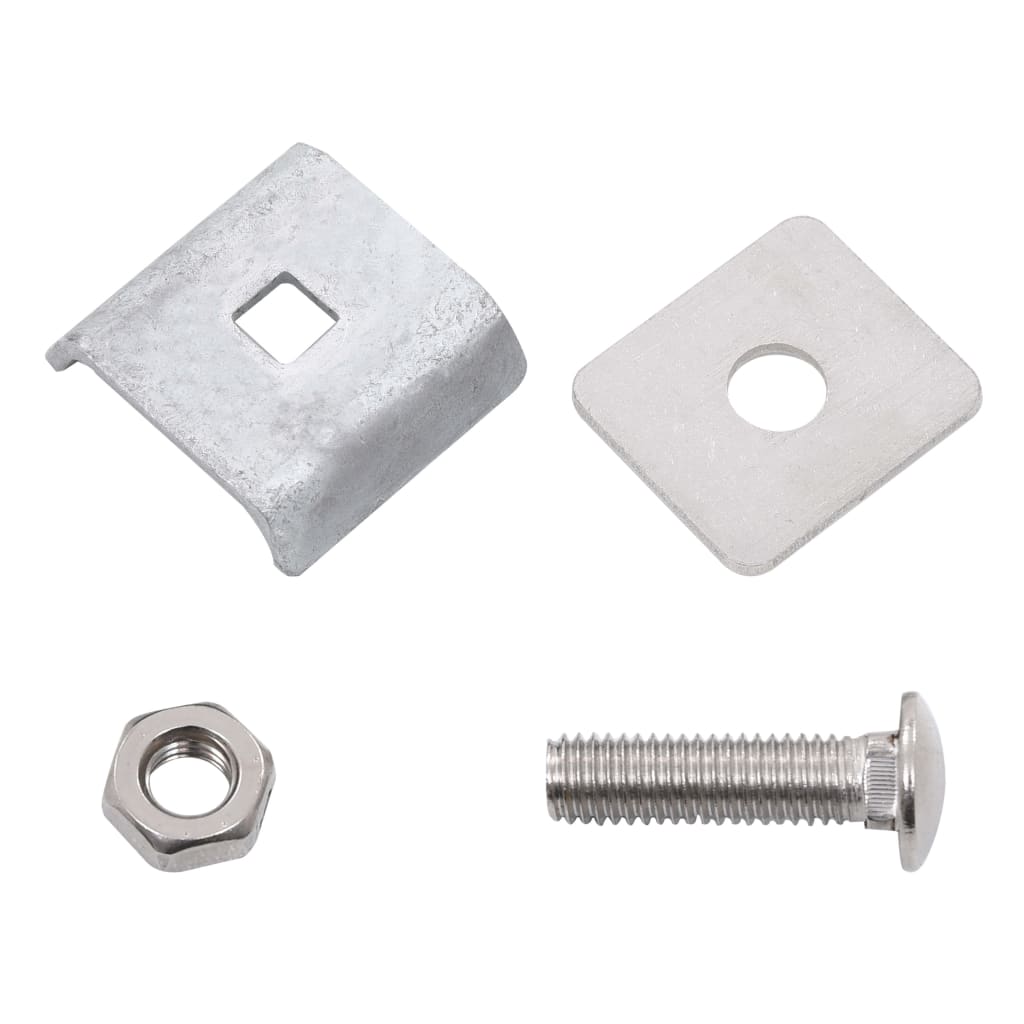 Set di Connettori per Griglie 25 pz Argento - homemem39