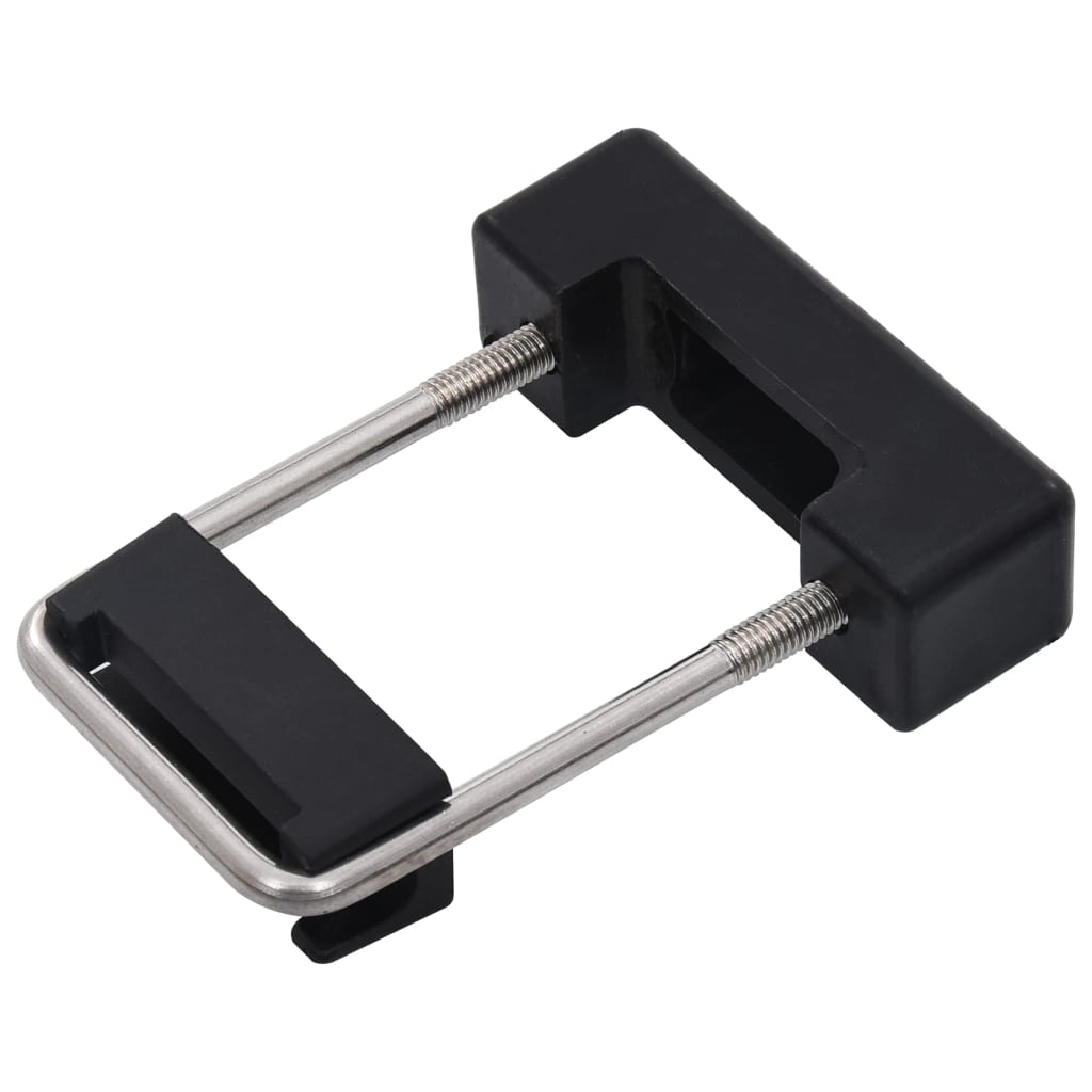 Connettori a U in Plastica per Pali Recinzione 60x40mm 25 Set | homemem39