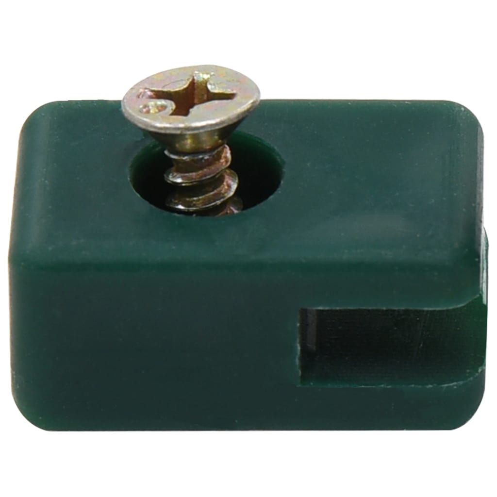 Supporto per Fili Recinzioni da Giardino con Vite 100 Set Verde | homemem39
