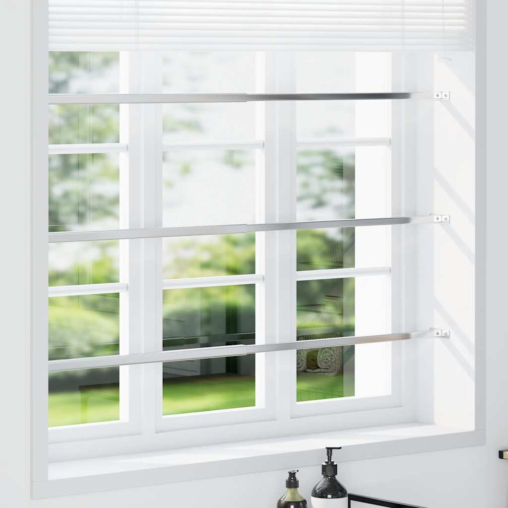 Barre di Sicurezza per Finestra Regolabili 3 pz 710-1200 mm
