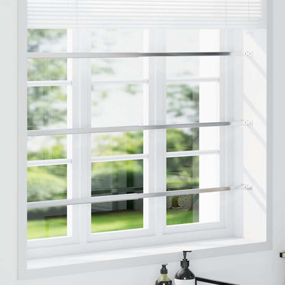 Barre di Sicurezza per Finestra Regolabili 3 pz 710-1200 mm