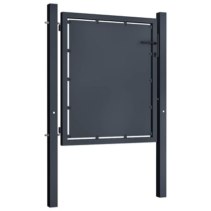 Cancello da Giardino in Acciaio 100x100 cm Antracite | homemem39