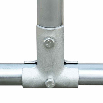 4x2x2 m chicken coop in galvanized steel