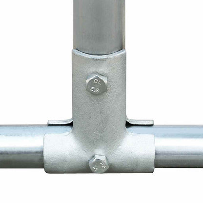 Chicken coop 8x2x2 m in galvanized steel