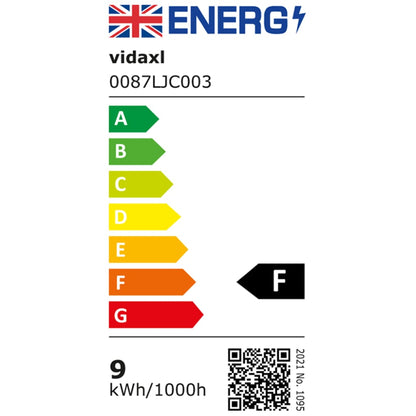 Lampada da Esterno a LED 9 W Nera Ovale - homemem39