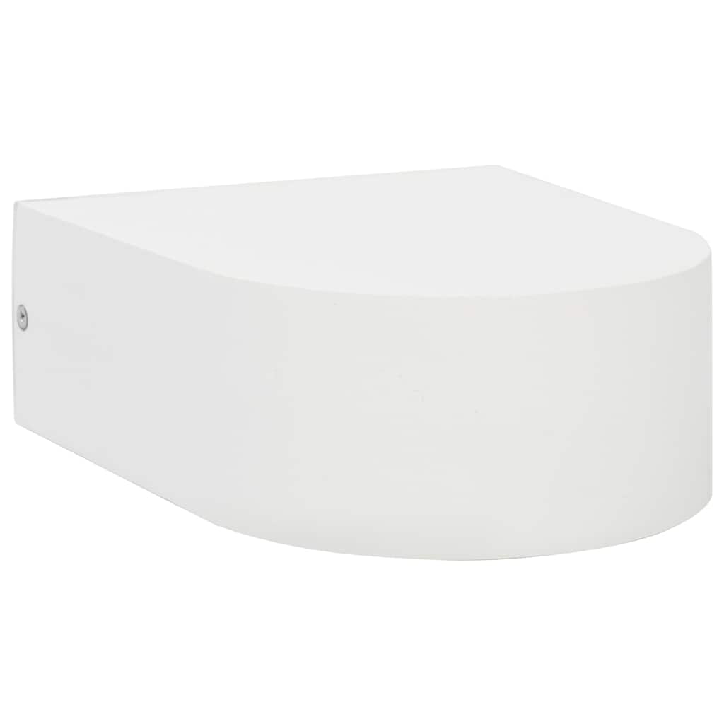 Lampade da Parete da Esterno 2 pz 11 W Bianche Rotonde | homemem39