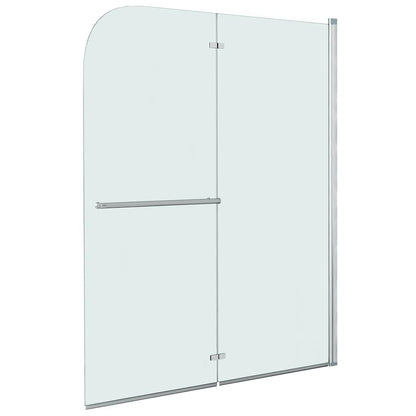 Box Doccia Pieghevole a Libro 2 Pannelli in ESG 120x140 cm