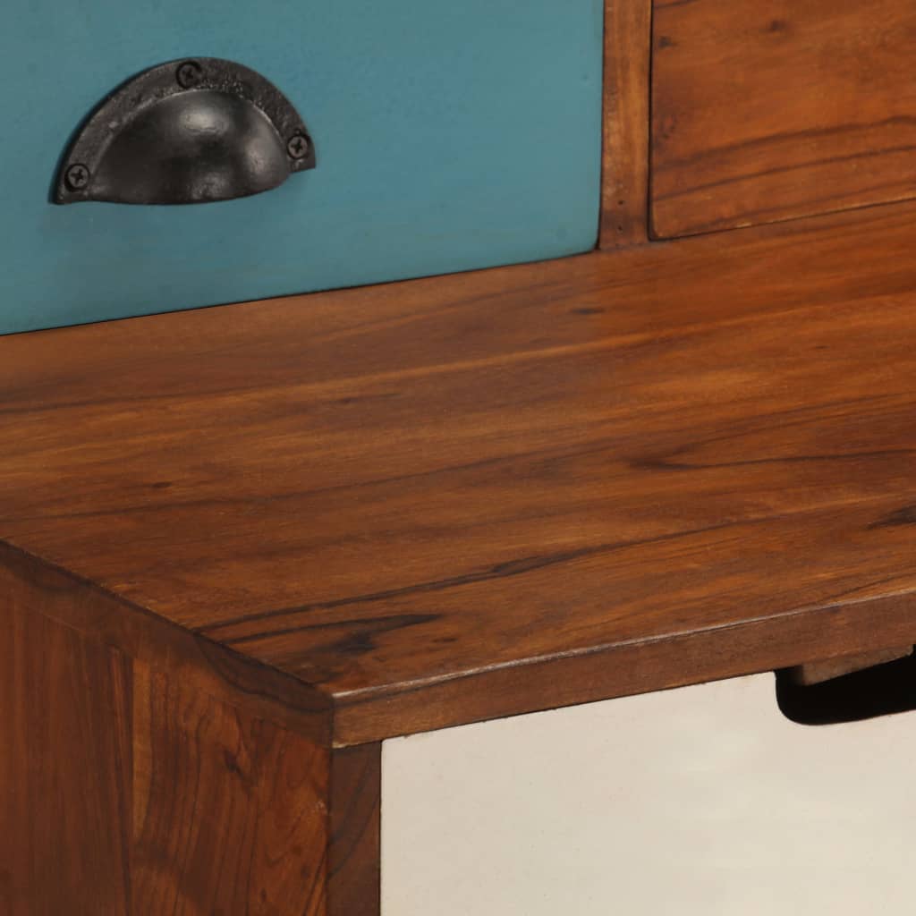 Scrivania 110x50x90 cm in Legno Massello di Acacia - homemem39