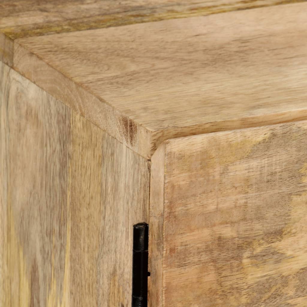 Mobile Porta TV 145x30x41 cm in Legno Massello di Mango - homemem39