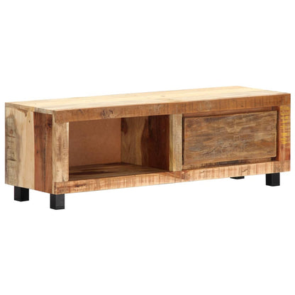 Mobile Porta TV 100x30x33 cm in Legno Massello di Recupero - homemem39