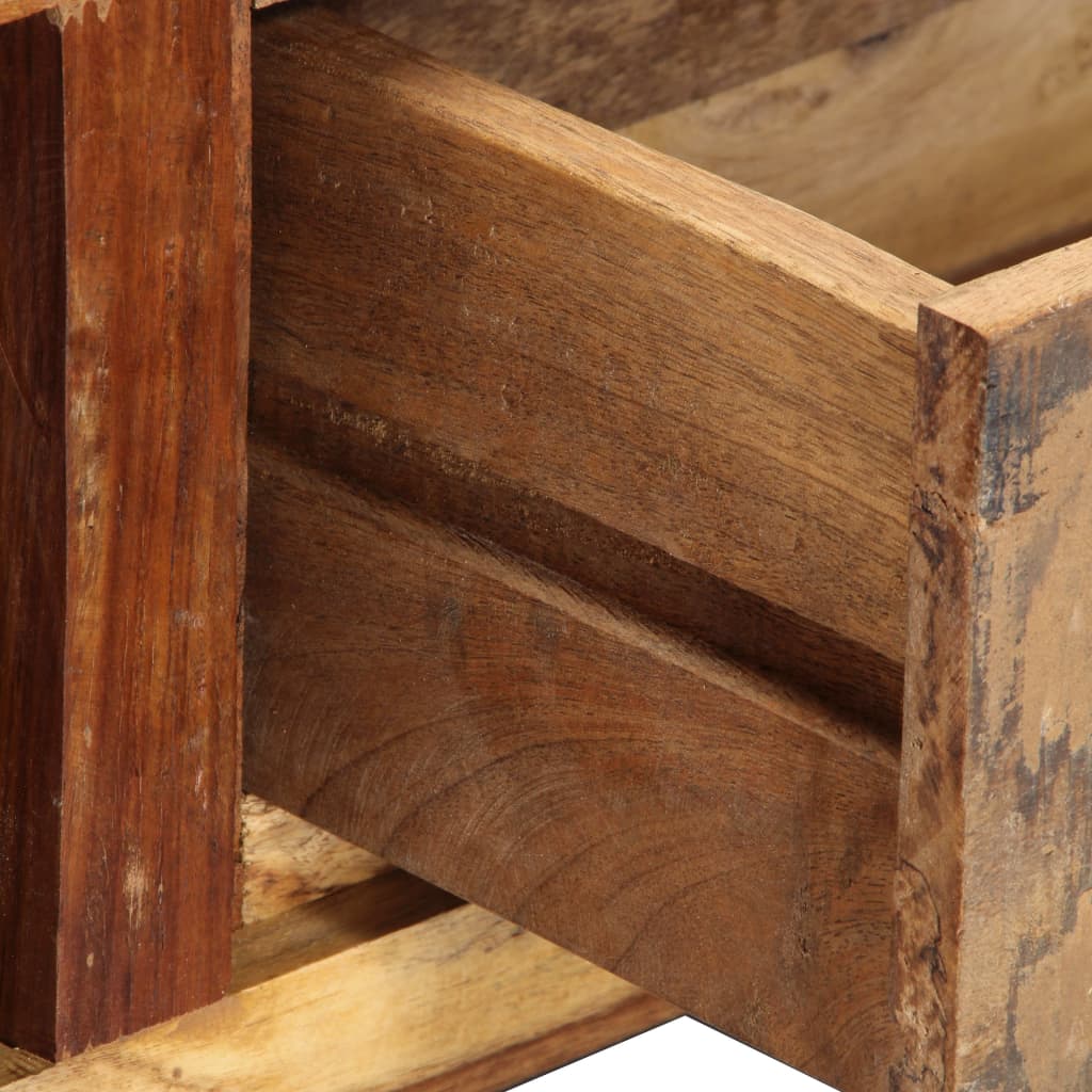 Mobile Porta TV 100x30x33 cm in Legno Massello di Recupero - homemem39