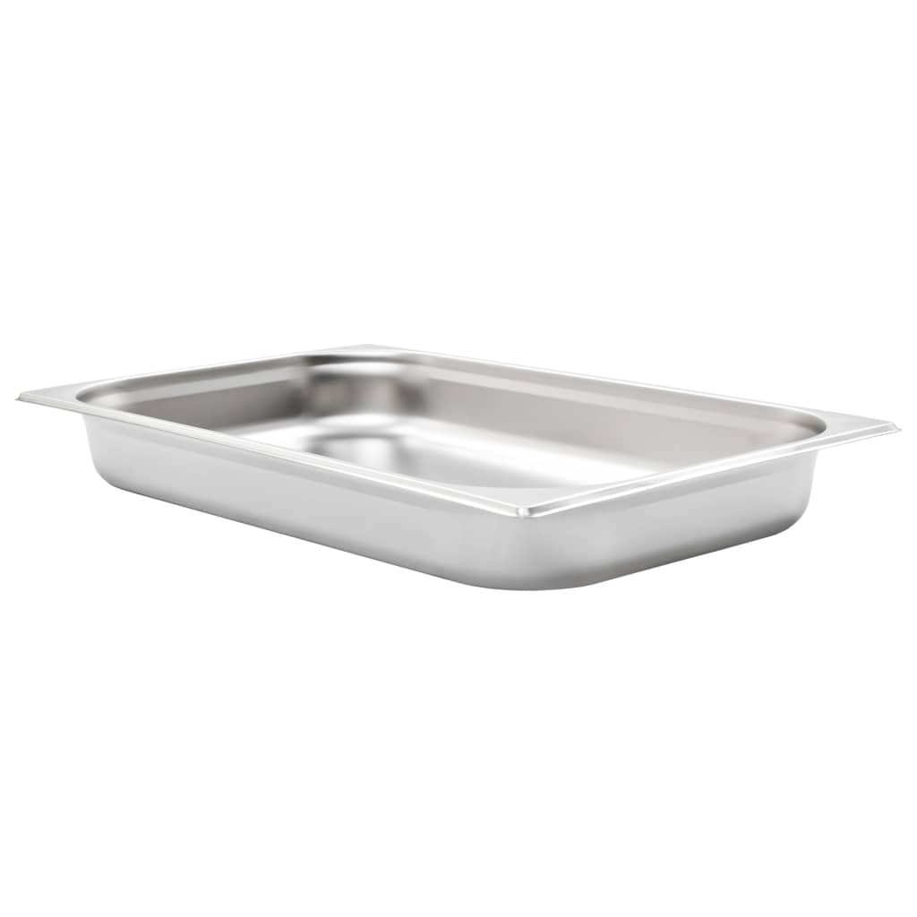 Contenitori Gastronorm 4 pz GN 1/1 65 mm in Acciaio Inox | homemem39
