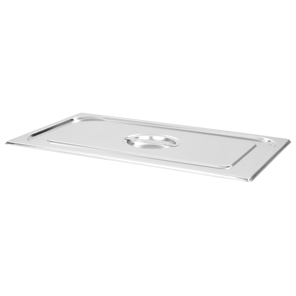 Coperchi per Contenitori Alimentari GN 1/1 2 pz in Acciaio Inox | homemem39