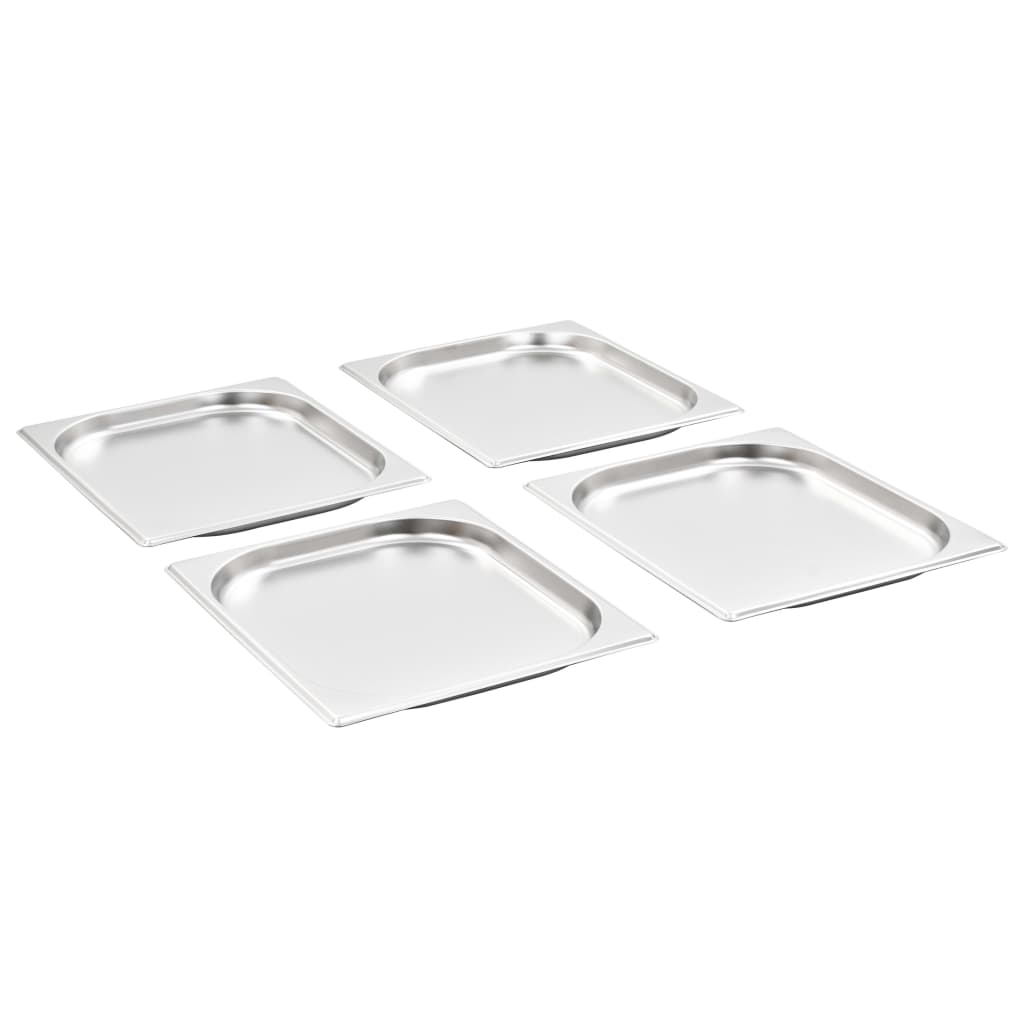 Contenitori Gastronorm 8 pz GN 1/2 20 mm in Acciaio Inox | homemem39
