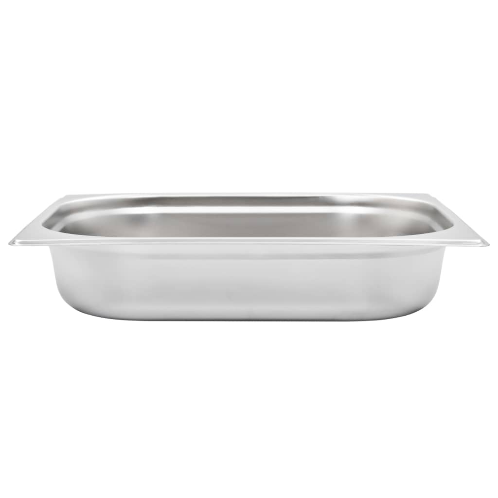 Contenitori Gastronorm 4 pz GN 1/2 65 mm in Acciaio Inox | homemem39