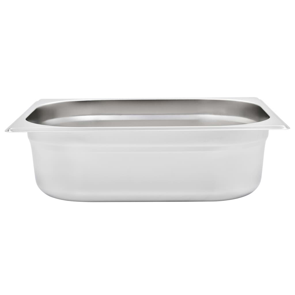 Contenitori Gastronorm 4 pz GN 1/2 100 mm in Acciaio Inox | homemem39