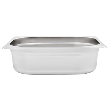 Contenitori Gastronorm 4 pz GN 1/2 100 mm in Acciaio Inox | homemem39