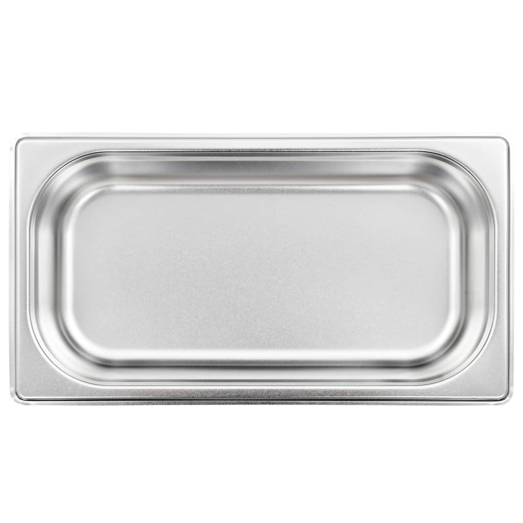 Contenitori Gastronorm 8 pz GN 1/3 65 mm in Acciaio Inox | homemem39