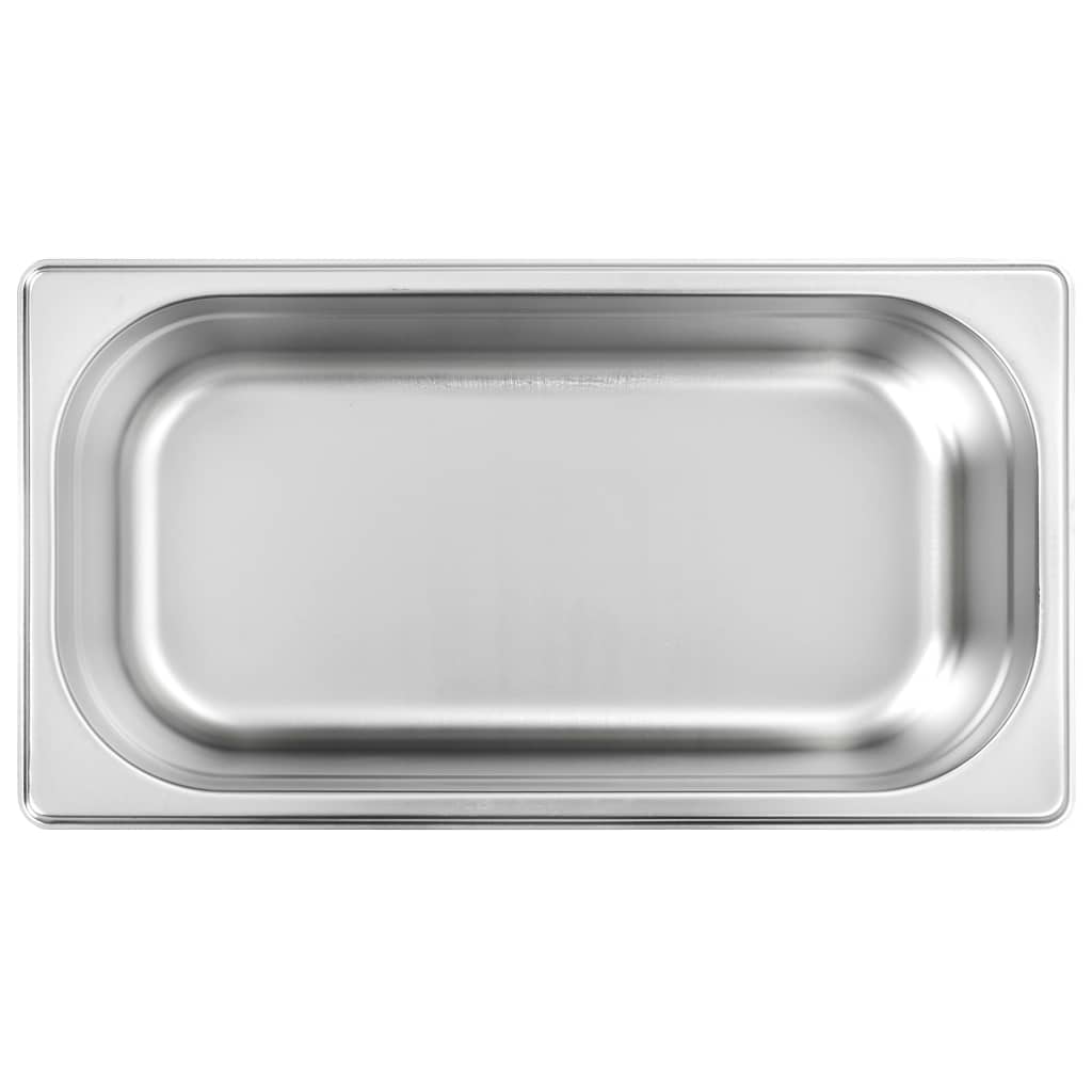 Contenitori Gastronorm 8 pz GN 1/3 100 mm in Acciaio Inox | homemem39