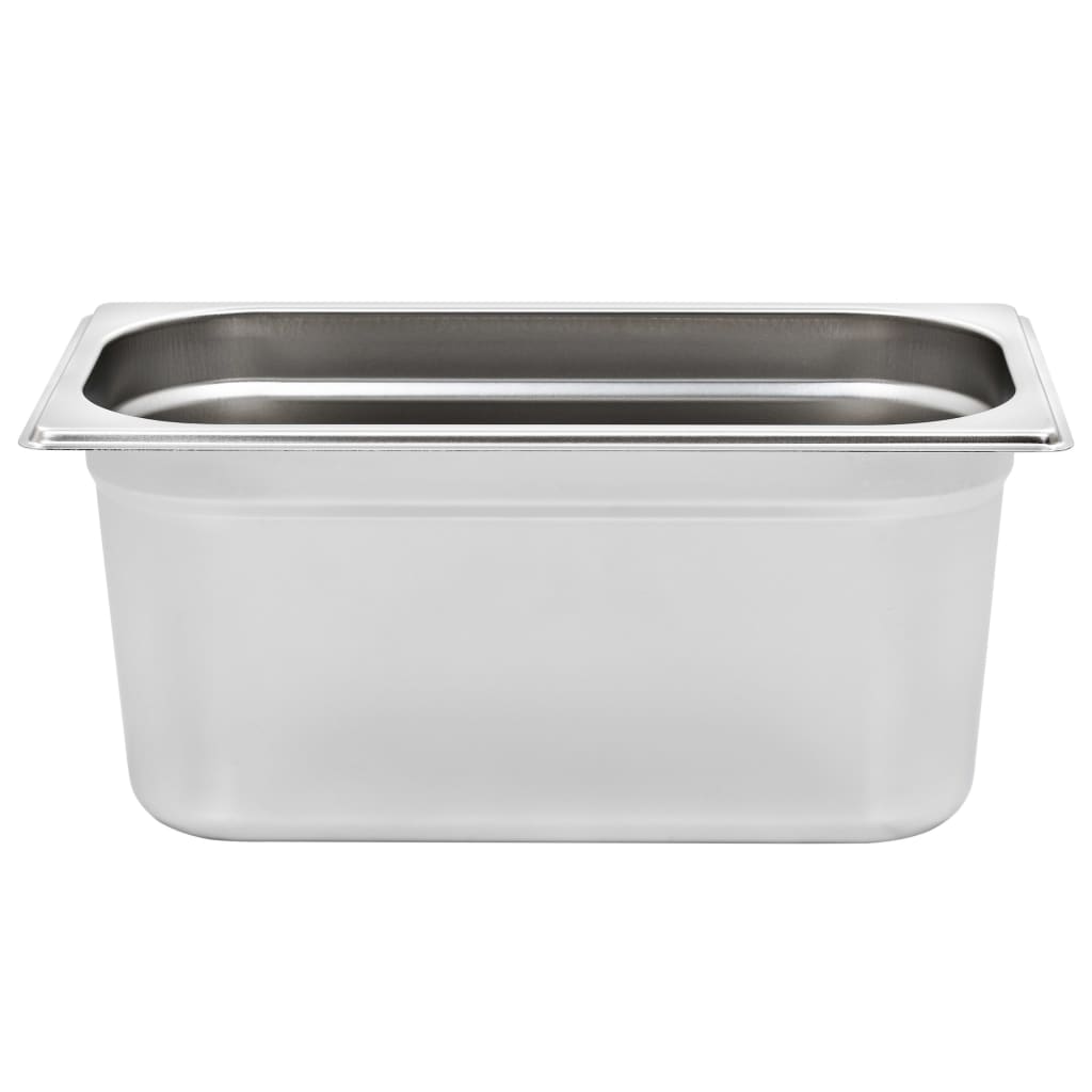 Contenitori Gastronorm 4 pz GN 1/3 150 mm in Acciaio Inox | homemem39