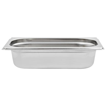 Contenitori Gastronorm 8 pz GN 1/4 65 mm in Acciaio Inox