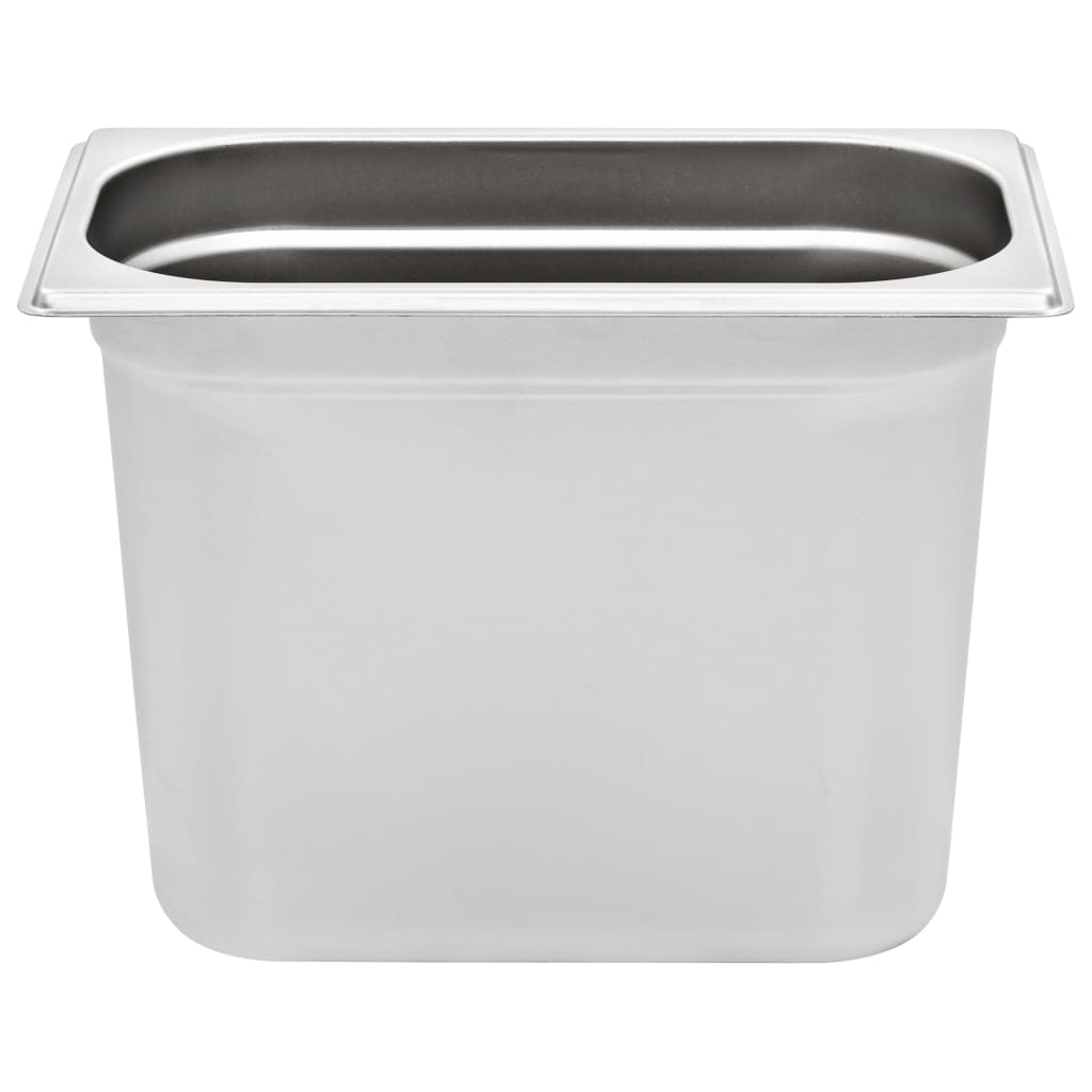 Contenitori Gastronorm 4 pz GN 1/4 200 mm in Acciaio Inox | homemem39