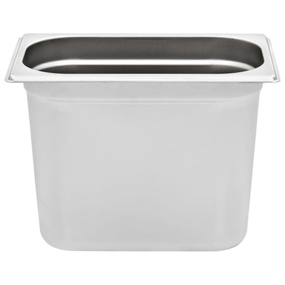 Contenitori Gastronorm 4 pz GN 1/4 200 mm in Acciaio Inox | homemem39