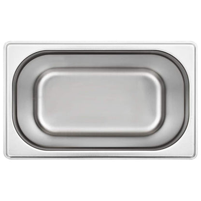 Contenitori Gastronorm 4 pz GN 1/4 200 mm in Acciaio Inox | homemem39