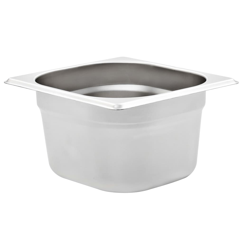 Contenitori Gastronorm 12 pz GN 1/6 100 mm in Acciaio Inox | homemem39