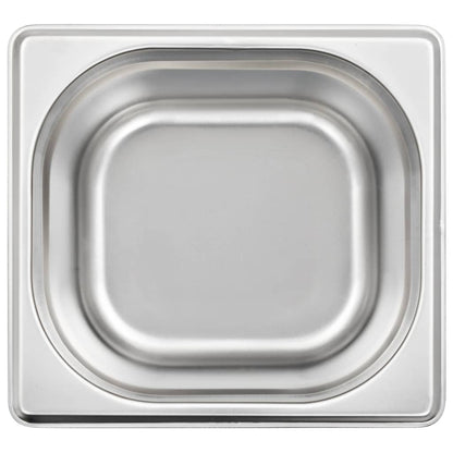 Contenitori Gastronorm 12 pz GN 1/6 100 mm in Acciaio Inox | homemem39