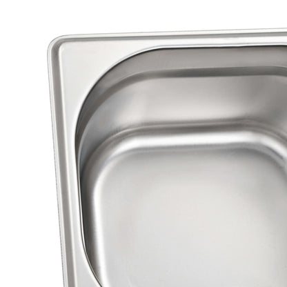 Contenitori Gastronorm 12 pz GN 1/6 100 mm in Acciaio Inox | homemem39