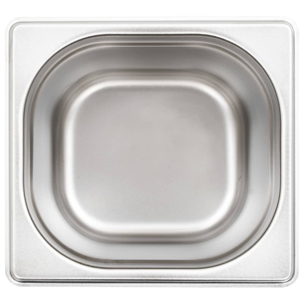 Contenitori Gastronorm 8 pz GN 1/6 150 mm in Acciaio Inox | homemem39
