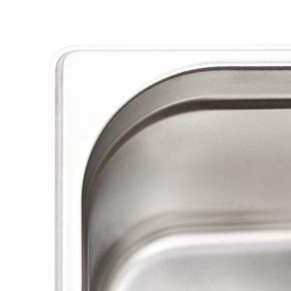 Contenitori Gastronorm 8 pz GN 1/6 150 mm in Acciaio Inox | homemem39