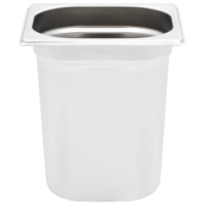 Contenitori Gastronorm 8 pz GN 1/6 200 mm in Acciaio Inox | homemem39
