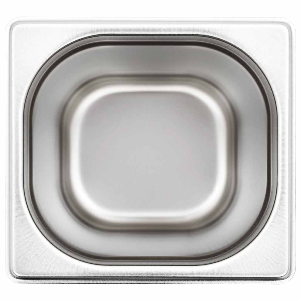 Contenitori Gastronorm 8 pz GN 1/6 200 mm in Acciaio Inox | homemem39
