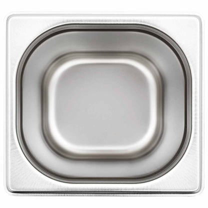 Contenitori Gastronorm 8 pz GN 1/6 200 mm in Acciaio Inox | homemem39