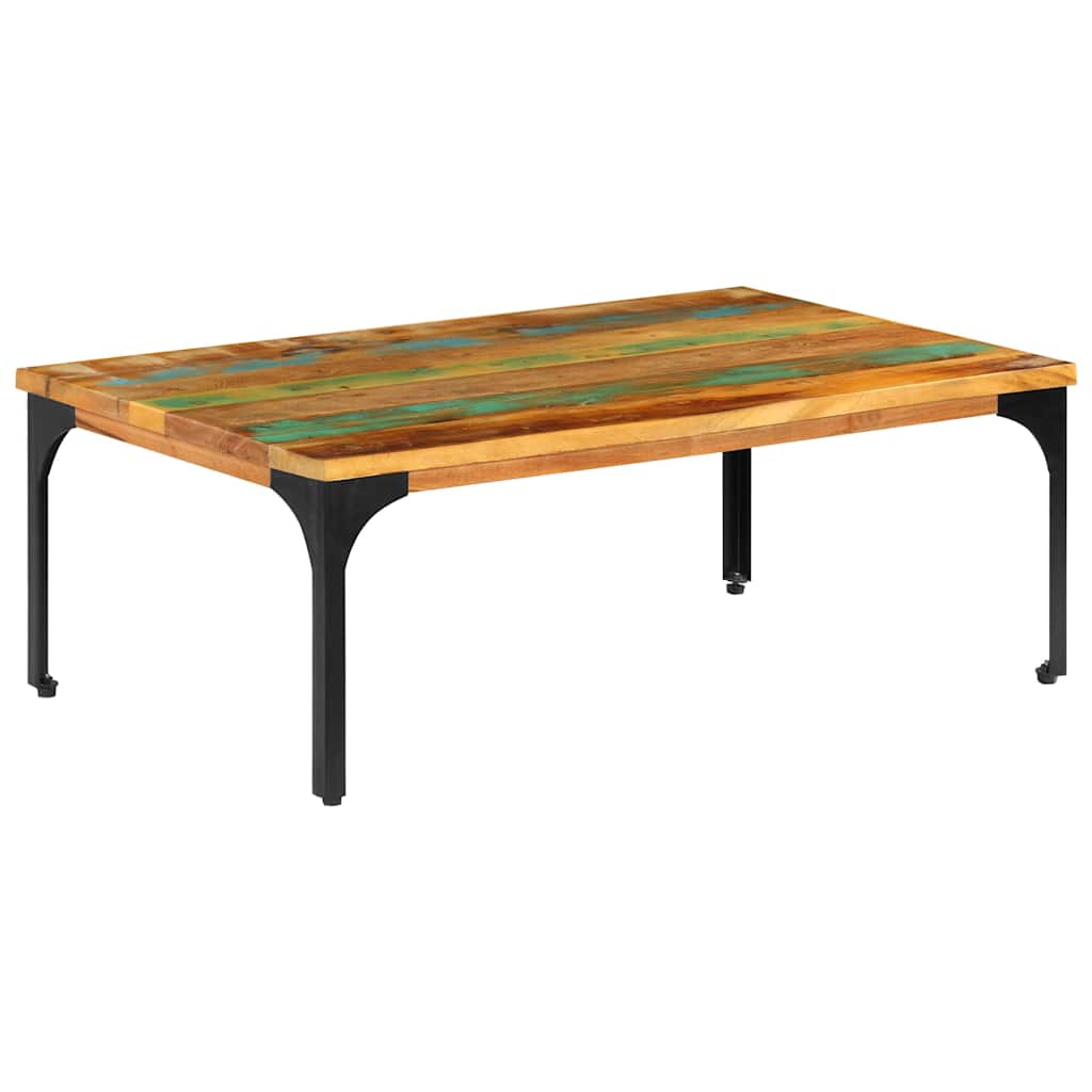 Tavolino da Salotto 100x60x35 cm Legno Massello di Recupero