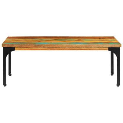 Tavolino da Salotto 100x60x35 cm Legno Massello di Recupero | homemem39