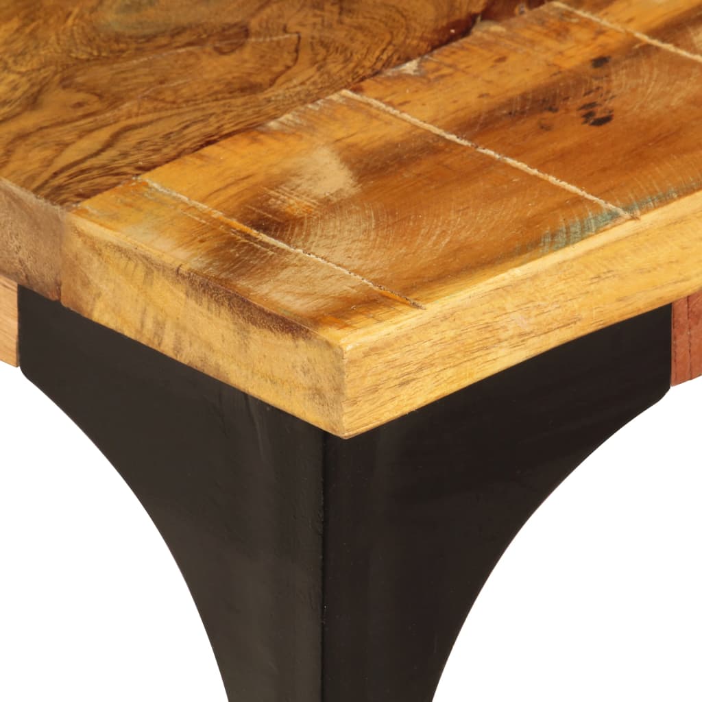 Tavolino da Salotto 100x60x35 cm Legno Massello di Recupero | homemem39