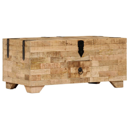 Tavolino da Salotto in Legno Massello di Mango 80x40x35 cm | homemem39