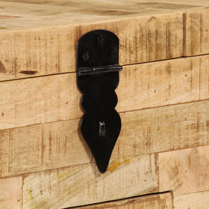 Tavolino da Salotto in Legno Massello di Mango 80x40x35 cm | homemem39
