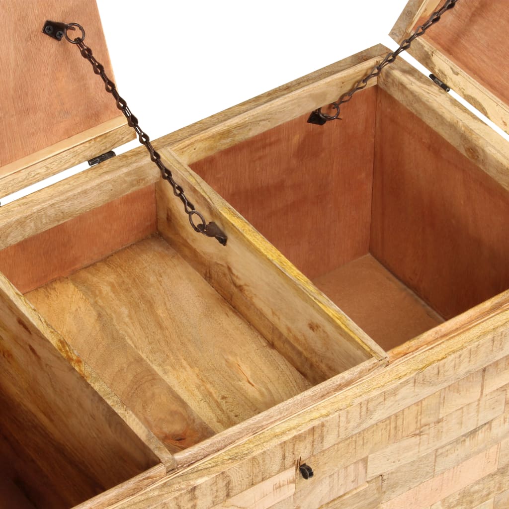 Tavolino da Salotto in Legno Massello di Mango 80x40x35 cm | homemem39