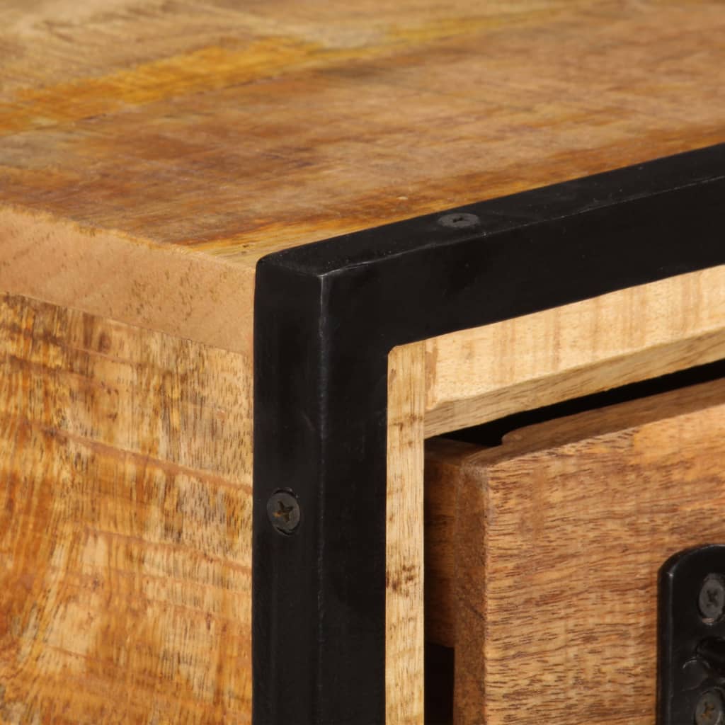 Mobile Porta TV con Cassetti 120x30x40 cm Legno Massello Mango - homemem39