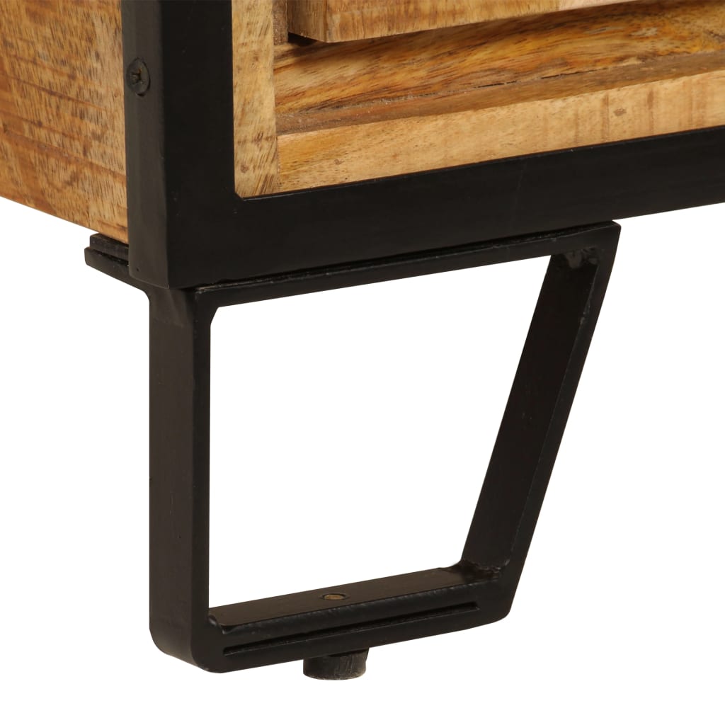 Mobile Porta TV con Cassetti 120x30x40 cm Legno Massello Mango - homemem39