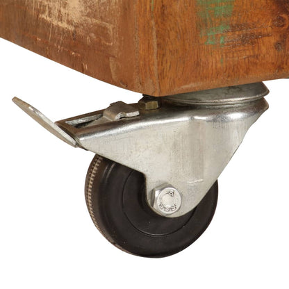 Mobile Porta TV 120x30x36 cm in Legno Massello di Recupero - homemem39