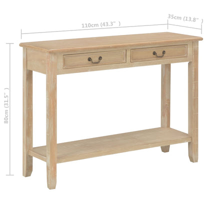 Tavolo Consolle 110x35x80 cm in Legno - homemem39